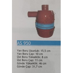 HAVA FİLTRESİ YAĞLI TİP KOMPLE AS 950